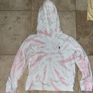 POLO Ralph Lauren tie dyed girls hoodie